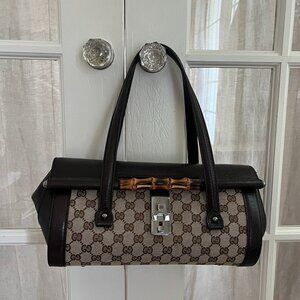 Vintage Gucci Tom Ford Canvas Bullet Bag